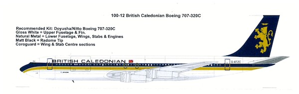 Boeing 707-320c (British Caledonian Early)  100-12