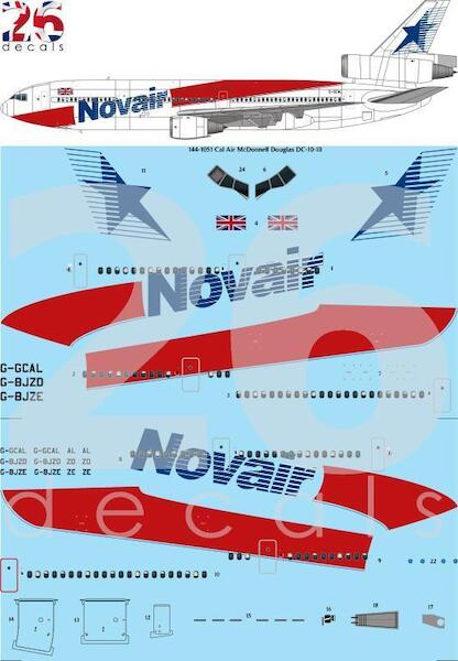McDonnell Douglas DC10-10 (Novair)  144-1052