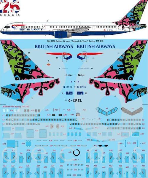 Boeing 757-200 (British Airways "Animals and Trees")  144-1060