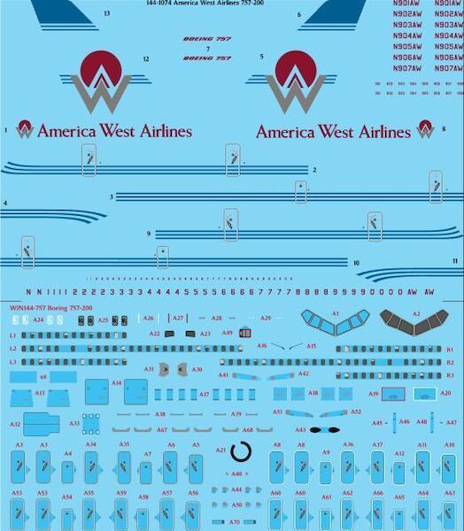 Boeing 757-200 (America West Airlines)  144-1074
