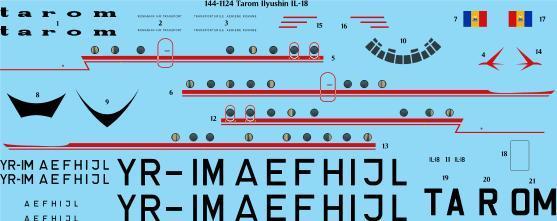 Ilyushin IL18 (TAROM)  144-1124