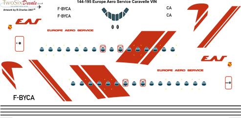 SE210 Caravelle VIN (European Air Service)  144-195