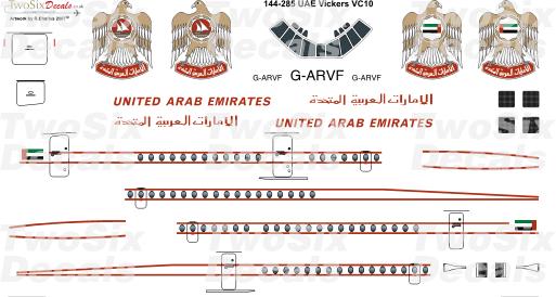 Vickers VC10 United Arab Emirates UAE)  144-285