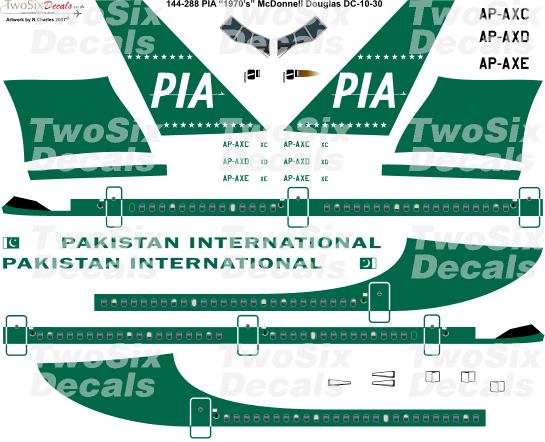 Douglas DC10-30 (Pakistan International Delivery Scheme)  144-288