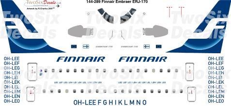 Embraer EMJ170 (Finnair)  144-289