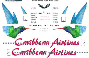 Boeing 737-800 (Caribbean Airlines)  144-398