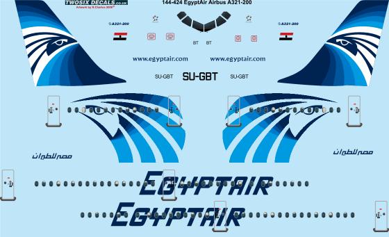 Airbus A321-200 (Egypt Air)  144-424