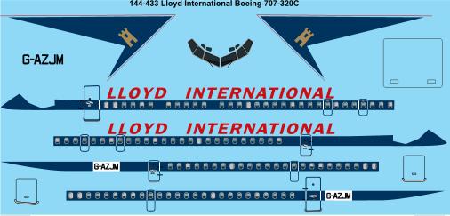 Boeing 707-320C (Lloyd International)  144-433