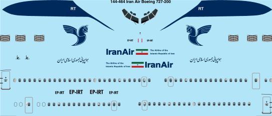 Boeing 727-200 (Iran Air)  144-464
