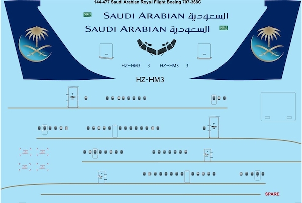 Boeing 707-368C (Saudi Arabian Royal Flight)  144-477