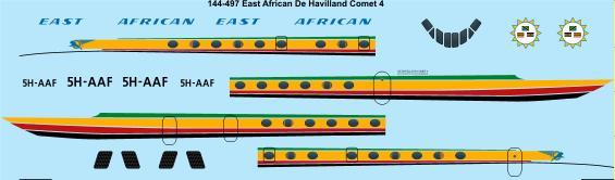 De Havilland Comet 4 (East African Airways)  144-497