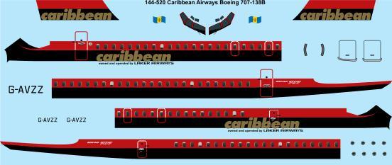 Boeing 707 (Caribbean Airways)  144-520