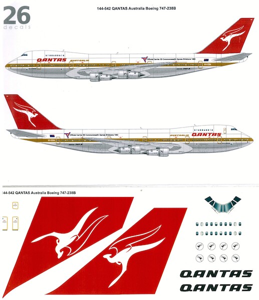 Boeing 747-238B (Qantas)  144-542