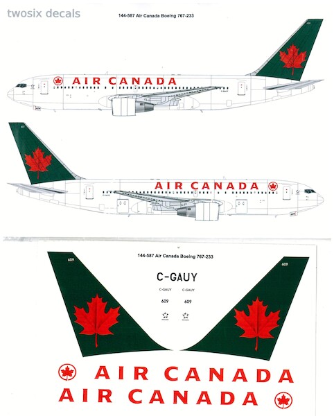 Boeing 767-200 (Air Canada Green tail)  144-587
