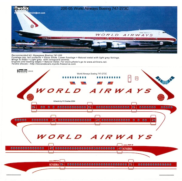 Boeing 747-200 (World Airways)  200-05