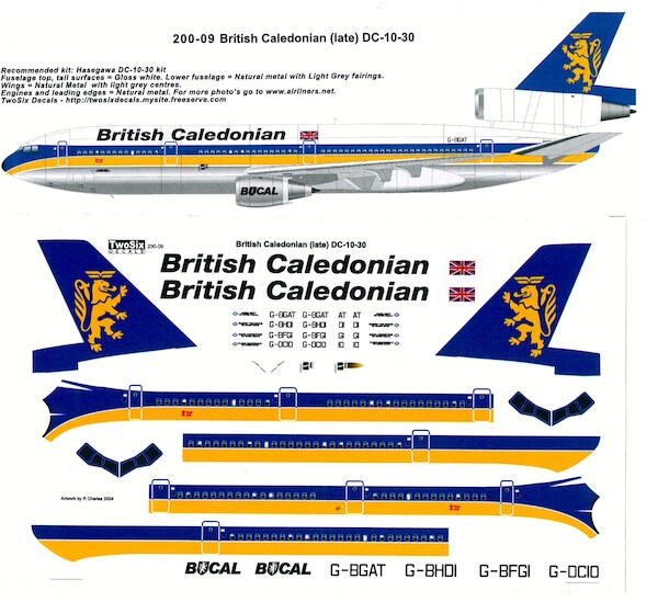 Douglas DC10-30 (British Caledonian Late)  200-09