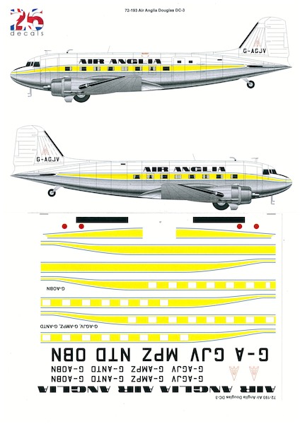 Douglas DC3 (Air Anglia)  72-193