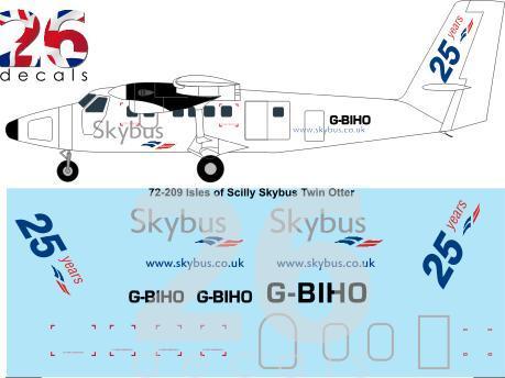 DHC6 Twin Otter (Isles of Scilly Skybus '25 Years")  72-209