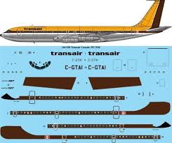 Boeing 707-351C (Transair)  72-231