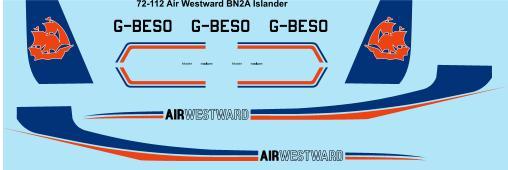 Britten Norman BN2 Islander (Air Westward)  72-112
