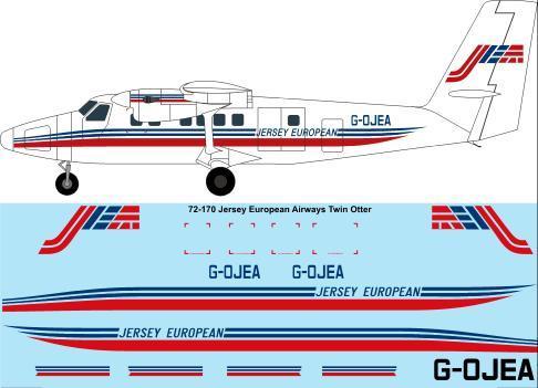 DHC6 Twin Otter (Jearsey European Airways)  72-170
