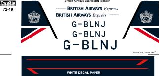 BN-2 Islander (British Airways Landor)  72-19