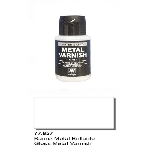 Vallejo Metal color surface Varnish (Gloss)  77.657