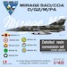 Mirage 5AD/5CO/5AD/5DE/5G2/5PA/5M/5V conversion(Kinetic) VMKC48013