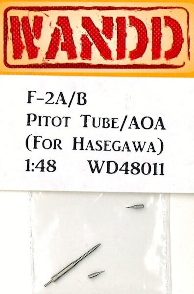 F2A/B Viper Zero - nose tip Pitot Tube & Angle Of Attack probe (Hasegawa)  WANDD48011