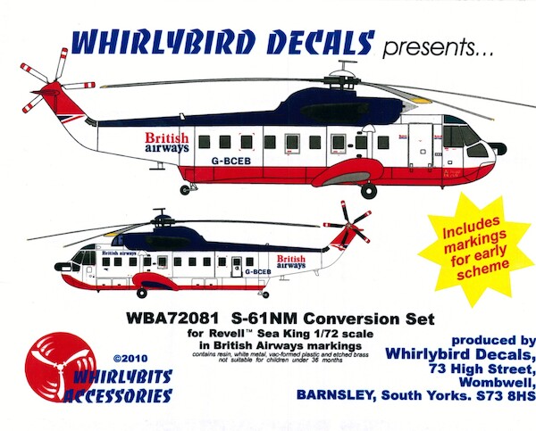 Sikorsky S61NM Conversion set (British Airways G-BCEB)  WBA72081