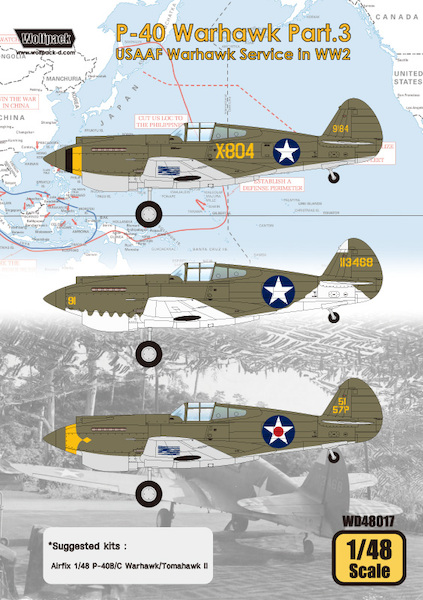 P40 Warhawk part 3 USAAF Warhawk Service 1942-1943  WD48017