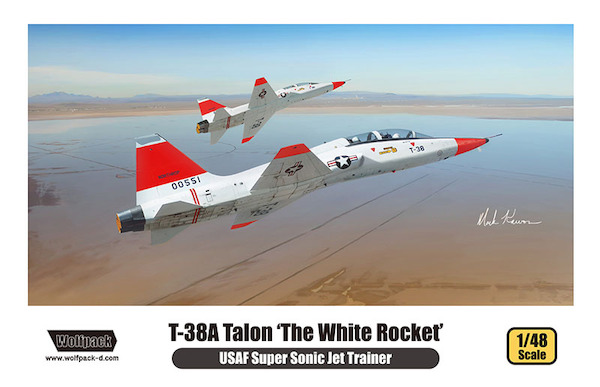 Northrop T38A Talon "The white rocket"- USAF -  WP10012