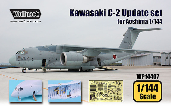 Kawasaki C-2 Transport Aircraft Update set (Aoshima)  WP14407