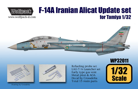 F14A Tomcat "Iranian Alicat" Update set (Tamiya)  WP32011
