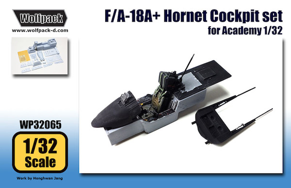 F/A18A+ Hornet Cockpit set (Academy)  WP32065