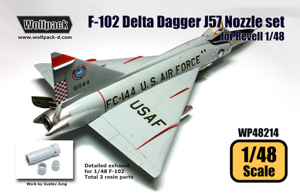 F102 Delta Dagger J57 Engine Nozzle set (Revell)  WP48214