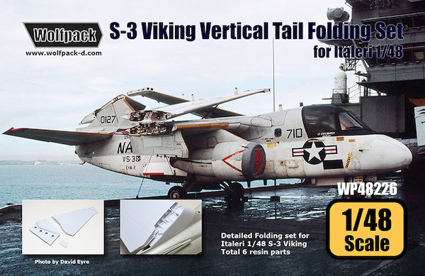 S3 Viking Vertical tail Folding set (Italeri/Esci)  WP48226