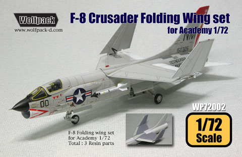 F8 Crusader Folding wing set (Academy)  WP72002