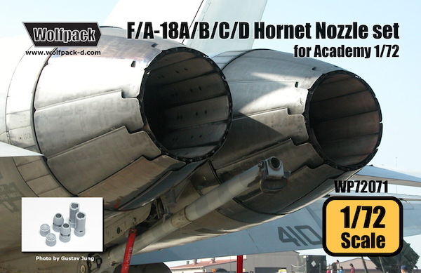 F/A18A/B/C/D Hornet F404 Engine Nozzle set (Academy)  WP72071