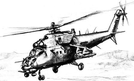 MiL Mi35 "Hind" helicopter  7276