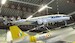 Lockheed L1049 Super Constellation KLM hangend in shop, vertoont haarscheuren 