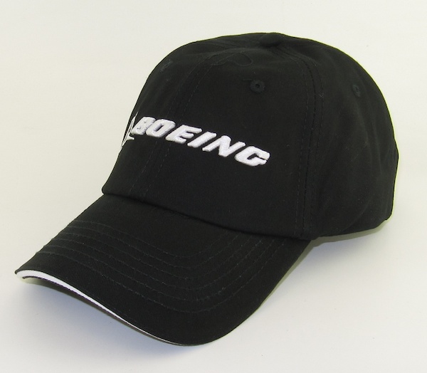 Boeing Symbol Chino hat (black, white logo) 11501501008003