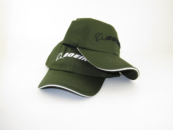 Boeing Symbol Chino hat (green, white logo)  11501501008005