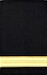 Set of two 1 gold bar Epaulettes with black background. ( 13 mm bar) 