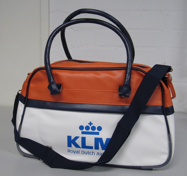 KLM retro bag with carry-on strap  222093