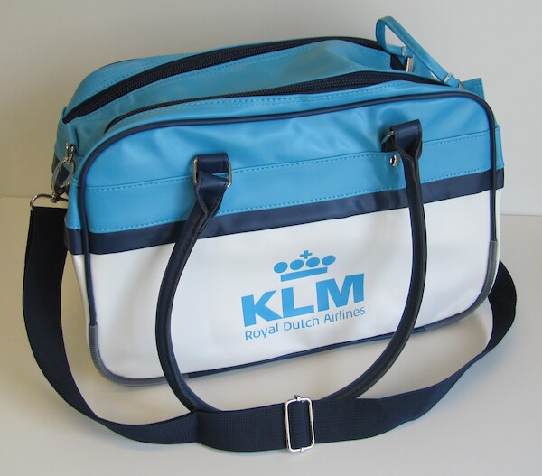 KLM retro bag with carry-on strap  225162