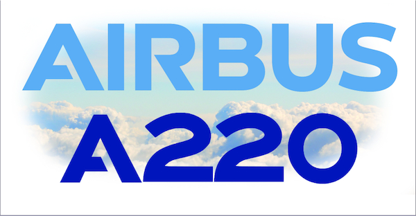 Airbus A220 Sticker  AIRBUS A220