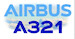 Airbus A321 Sticker 
