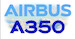 Airbus A350 Sticker 