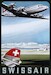 Swissair DC-4 Vintage metal poster metal sign AV0027